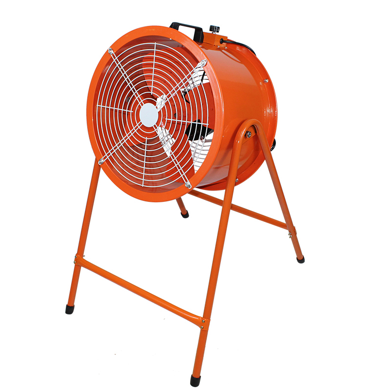 Podesiva brzina velike brzine nakon aksijalnog ventilatora protoka, nosač mobilni industrijski ventilator velike snage